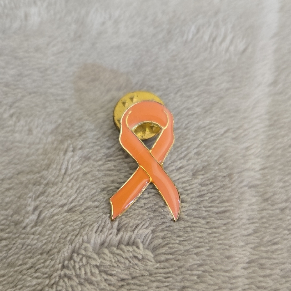#669 Orange Awareness Ribbon Pin